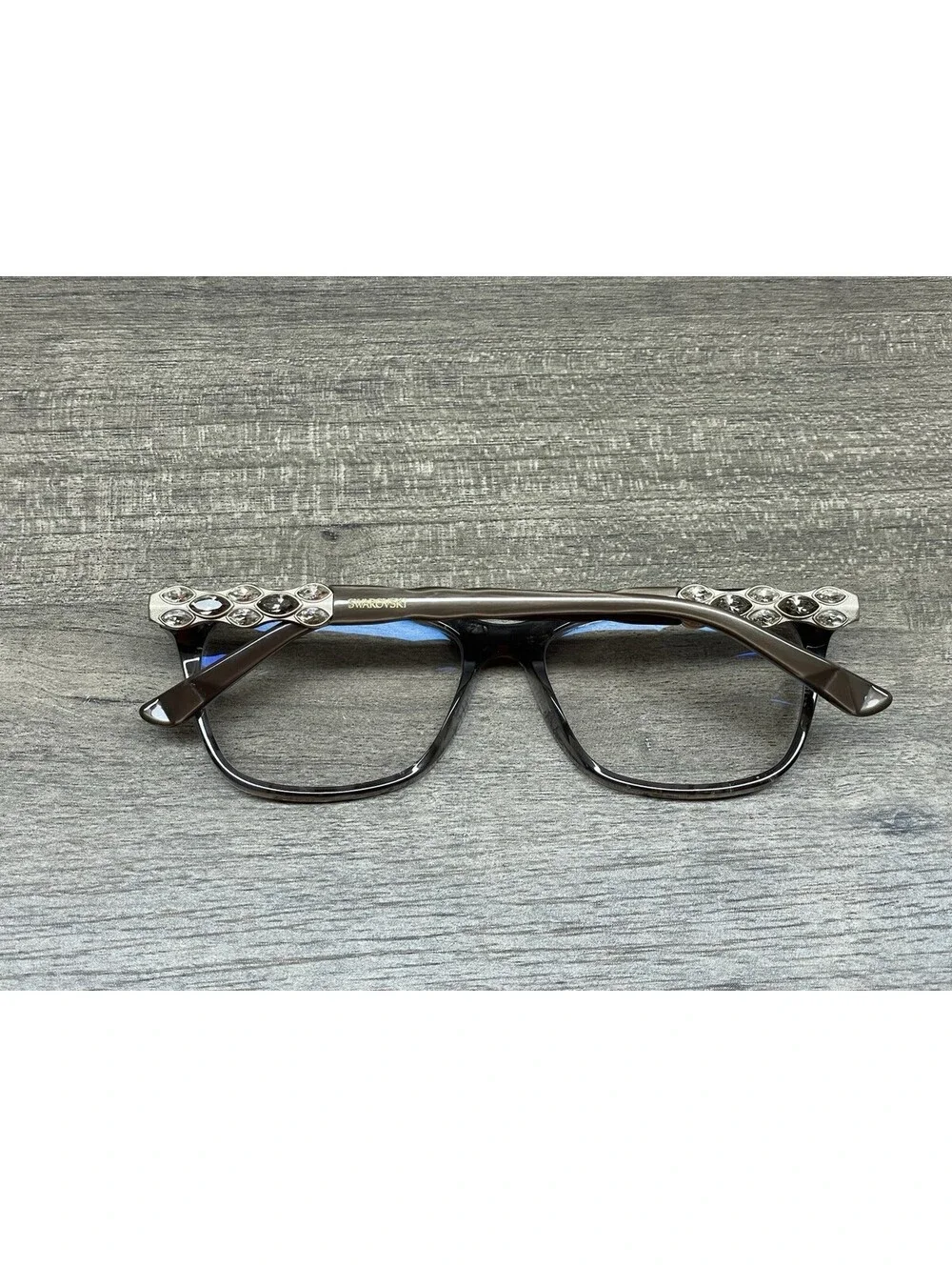 Swarovski SW5133 Fancy 059 w/ Crystals 54-15-140 Women’s Brown Eyeglasses Frames